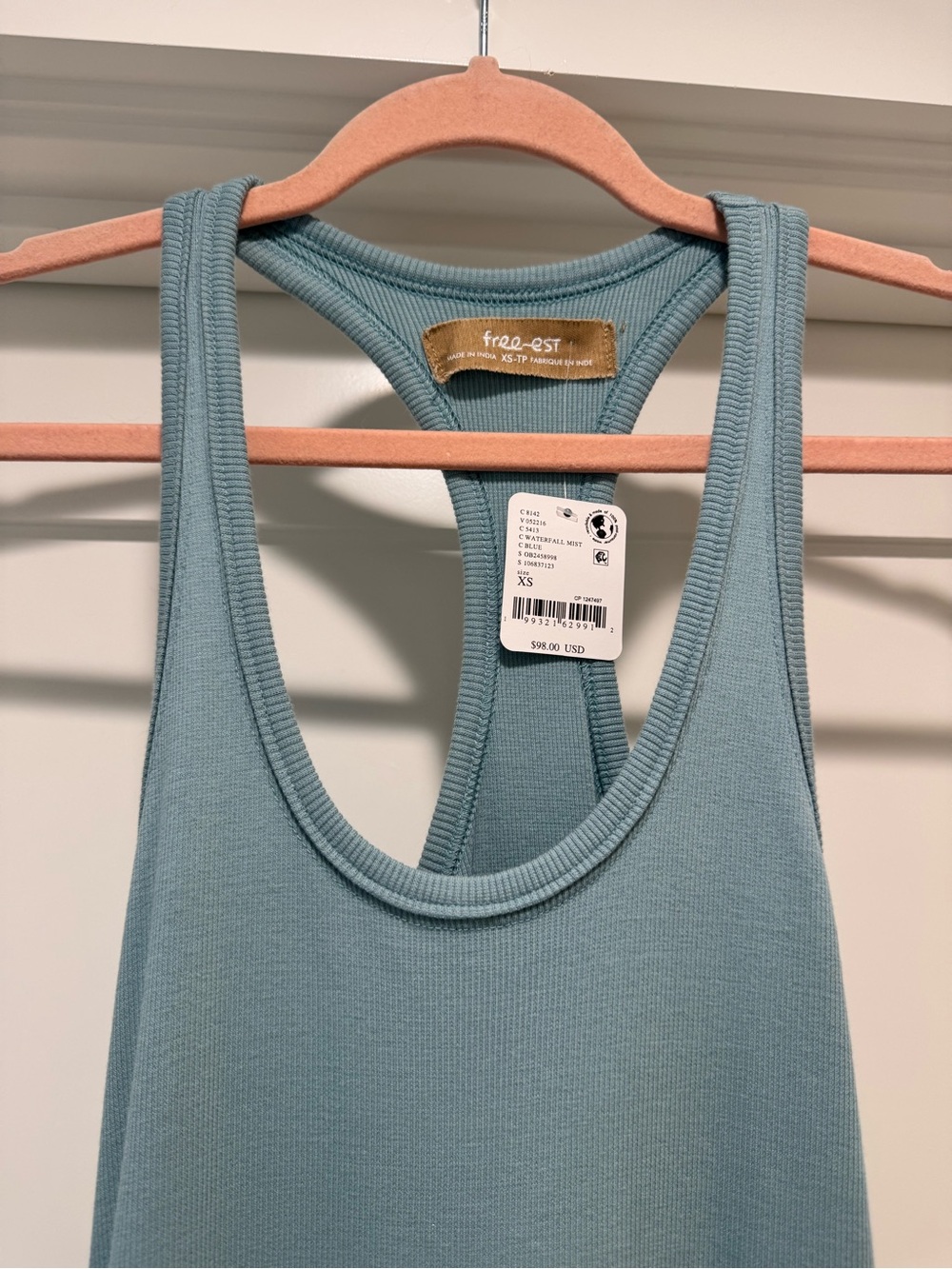 free people set sail maxi dress in waterfall mist - Picture 4 of 5